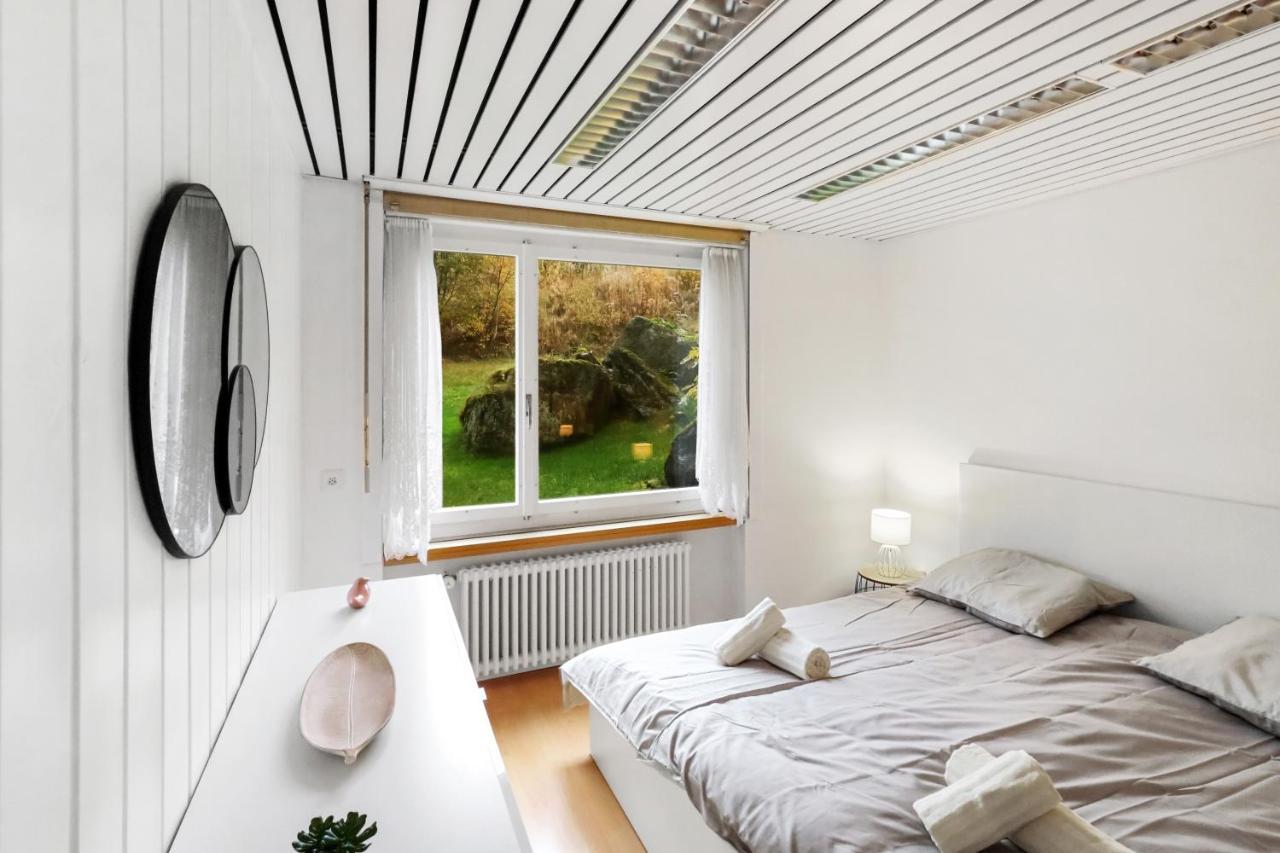 Appartement Confortable Avec Un Sauna Leukerbad Exterior foto