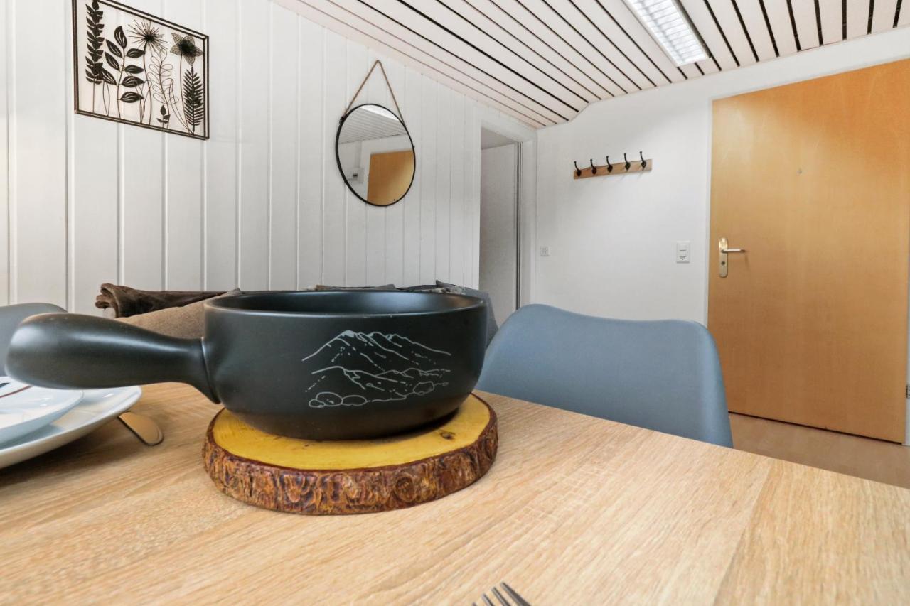 Appartement Confortable Avec Un Sauna Leukerbad Exterior foto